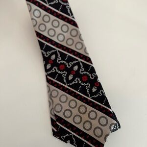 Vintage 1970s Designed‎ in Italy by Angelo Correlli Striped Neck Tie